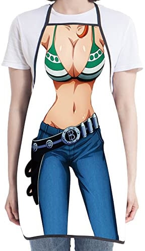 Asgens Delantal Divertido Grill BBQ Delantal Cocina Cocinando Parilla Navidad Cumpleaños Regalo para Esposo, Esposa, Papá, Mamá, Amigos