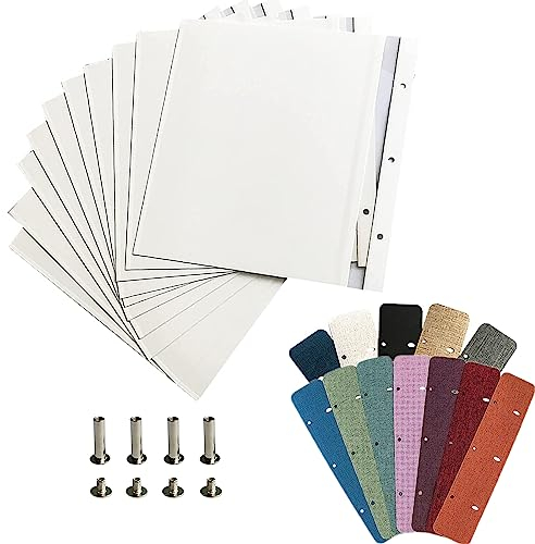 Fotoalbum Selbstklebend 28x27 Groß Fotoalbum Zum Einkleben Scrapbook Selbstgestalten Photo Album Fotobuch Baby Hochzeit Gästebuch Erinnerungsbuch Urlaub Briefmarkenalbum Geburtstag, Nachfüllseiten