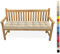 Lsjoaw Bankauflage Bankkissen 90X45X6CM Sitzauflage Sitzkissen Bank Bankpolster Sitzpolster Auflage für Gartenbank Sitzbank & Hollywoodschauke Outdoor/Indoor,Color#1 Cremefarben