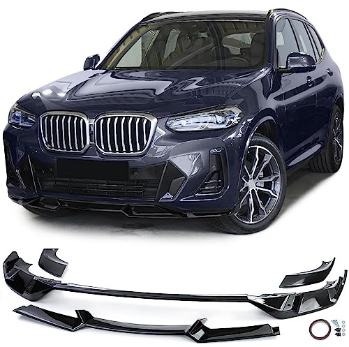 Front Spoiler Lippe New Performance Schwarz Glanz passend für BMW X3 G01 ab 21
