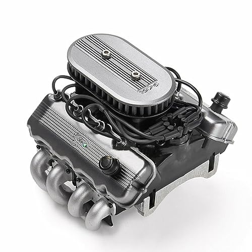 JOYSOG RC Car F76 V8 Simulate Engine Motor Cooling Fans Radiator for 1/10 TRX4 TRX6 G500 SCX10 D90 RC Brushless Motor Fan Heat Sink Kit