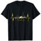 Hamburg Skyline Herzschlag Silhouette Liebe I Love Hamburg T-Shirt