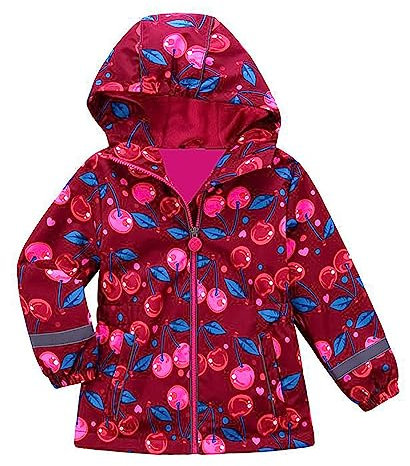 kosopse Baby Schneeanzug 74 Kleinkind Mädchen Outdoor Atmungsaktive Fleece Bergsteigen Rushing Jacke Kinder Jacke Windjacke Sport Jacke Kittel Kinder (Red, 5-6 Years)