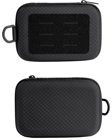 TACTICAL_GEEK EXT13 Estuche Organizador de Herramientas EDC de Caparazón Duro, Estuche Organizador de Tecnología de Viaje para Accesorios Electrónicos, Bolsa Portátil para Accesorios para Cargador