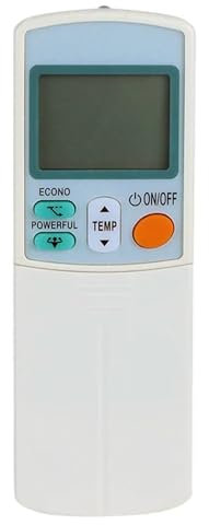 TALENTEC Home | Reemplazo Mando a Distancia Compatible con Aire Acondicionado Daikin. Repuesto Control Remoto para Aires Daikin Modelos ARC433A87 | 8m de Alcance | Color Blanco | 1 Unidad