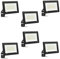 toobettp 6 Pièces Projecteur Led Extérieur 100W, Spot Led Exterieur 10000LM 6000K Blanc Froid IP66 ImperméAble Projecteur Exterieur Pour Jardin Garage Patio Grange Cour