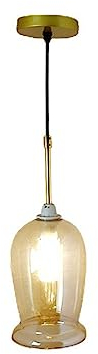 WgGUIF Modern Creative Pendant Lamps Transparent Glass Hanging Lighting Wine Glass Shape Lampshade Ceiling Lamps E27 Base Chandelier Metal Fittings Illumination Fixture Bedside y