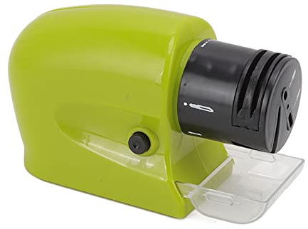 Affilacoltelli, Affilacoltelli Elettrico con Binario di Guida, Mola Adam, Design Multifunzionale per Affilare Coltelli, Forbici