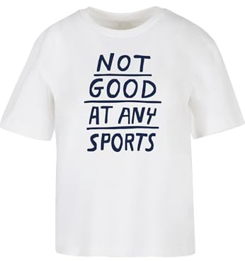 Miss Tee Not Good At Any Sports Tee White, M