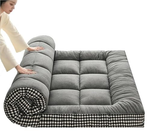 WNRLL 03,120x200cm(47x79 inch), Japanische Bodenmatratze, Verbesserte Dicke Faltbare Matratze Futon Schlafsofa Klappbare Bodenmatratze Tatami Matratze, rutschfest und atmungsaktiv