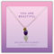 happymaker - Halsketten Damen, Anhänger Rosenquarz und Amethyst, Damen Kette mit Stoffband rosa und Edelstein Perlen, größenverstellbar, handgefertigt in Deutschland