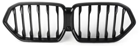 Auto Kühlergrill Für X6 G06 2020 2021 2022 2023 Glänzend Schwarz Auto Front Niere Grill Einzel/Doppel Linie Grille Front Kühlergrill(Single line)
