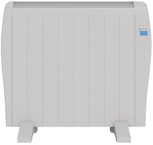 Origial REALWARM 1200 WiFi Emisor Térmico 1200W con Control WiFi y App, Radiador Eléctrico de Aluminio con Programación Semanal 24/7, Pantalla LCD, Montaje en Pared o Suelo
