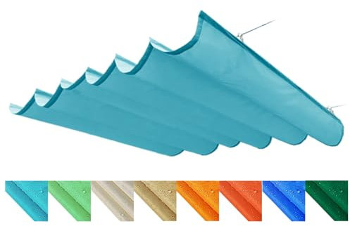 Voile d'ombrage rétractable avec kit de montage pour terrasse, cour, jardin, protection UV pour pergola, abri de toit avec protection solaire