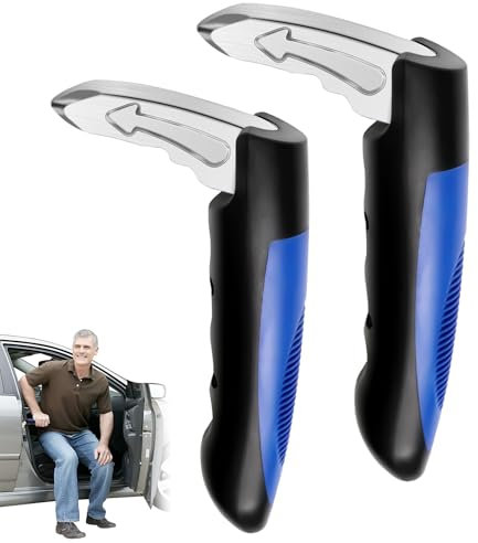 2 Stück Auto Ausstiegshilfe Senioren, Tragend 400lbs Stützgriff Auto, Auto Türgriff für ältere Menschen, Auto Ausstiegshilfe Stützgriff für Senioren,Stützgriff Multifunktionsgriff Autotür,Auto Gadgets
