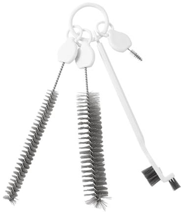 XINYIN Pack Of 4 Bottle Brushes Flexible Straw Cleaner For Wine Decanters Keyboard MultiPurpose Cleaning Set For Home Office