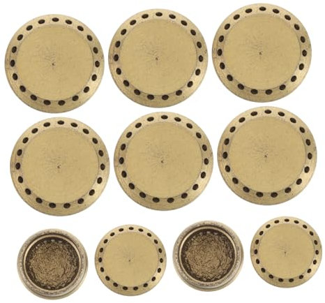 Angoily 10pcs Gas Stove Top Cover Gas Stove Burner Cap for Bbq Igniter Replacement Outdoor Fire Pit Accessories