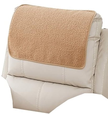 Miecoae Kopfschutz für Sofa arm Cover, kopfstützenschutz Sessel für ledersessel, kopfstützenbezüge Sofa, armlehnenschoner Leder Outdoor für gartenstühle(1879,No Pocket 1 Piece)