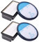 4 Filtri HEPA, Compatibili Con Rowenta, Compatibili Con Cyclonic Power, Serie RO3753EA, RO3731EA, RO3786EA, Compatibili Con Moulinex, Compatibili Con Tefal, Compact