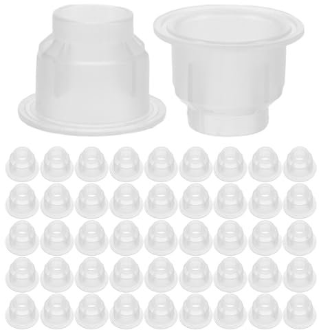 Beaupretty 200pcs Transparent Plugs for Diffuser Bottles Replacement Stoppers for Aromatherapy Reeds Easy Install for Home Car Office