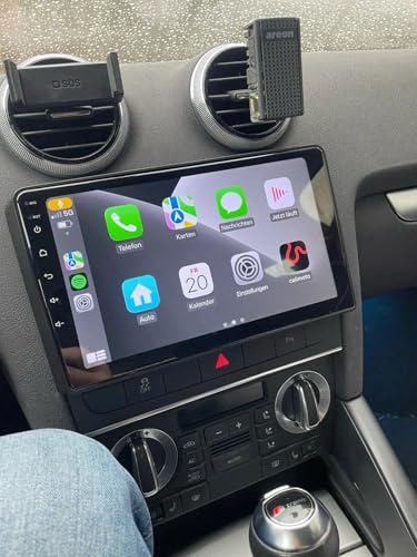 Android Car Stereo 64GB+2GB RAM Wireless CarPlay Compatible for Audi A3 S3 2003-2012