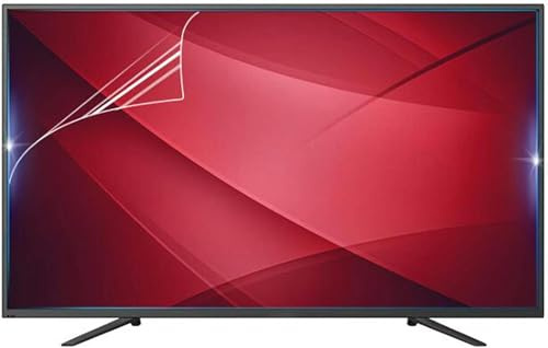 SaryEdge Protection d'écran pour Moniteur TV 50-75 Pouces, Filtre UV et lumière Bleue, Anti-Rayures et Anti-Reflets, Compatible LCD, LED, OLED et QLED 4K HDTV, 50，50