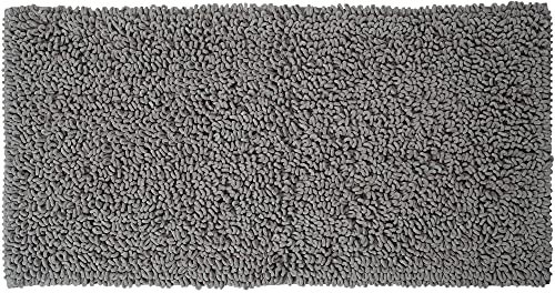 Sealskin Badteppich Twist, Farbe: Grau, 120 x 60 cm