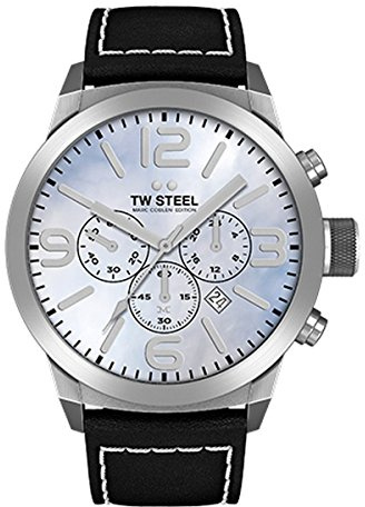 TW Steel Herren Uhr Armbanduhr Chrono Marc Coblen Edition TWMC34 Lederband