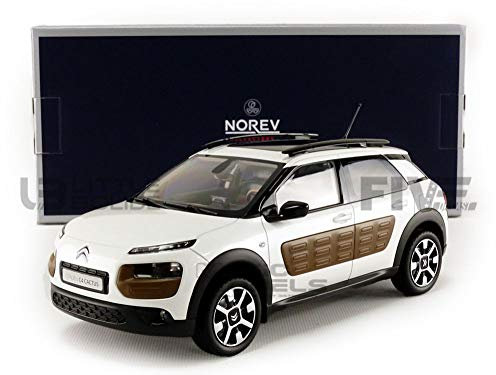 Norev 1:18 2014 Citroen C4 Cactus - Pearl White & Chocolate Airbump
