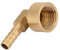 90 Grad Ellenbogen Messing Schlauchanschluss Schlauchtülle-Kupplung Barb Fitting Innengewinde Messing Ellenbogen Schlauch Barb Kupplung Verbindungsstück Joint Adapter Fitting G1/2(10mm)