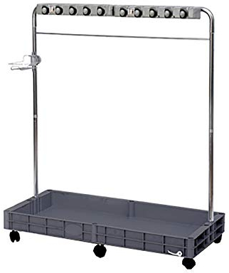 QSJY Colgador de Escobas y Fregonas Remolques móviles, escobas y remolques, remolques húmedos, vehículos de Limpieza Colgantes, Jardines/armarios/escuelas/hoteles, etc.