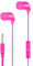 Music Sound | Auriculares Fullcolor in-Ear | Auriculares con Cable Stereo In-Ear con Micrófono, Control Remoto Integrado - Intra-Auriculaires - Jack 3,5 mm - Color Rosa