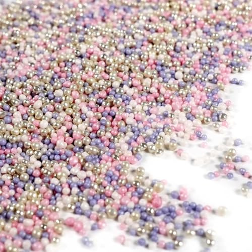 Streuselheld Nonpareille Prinzessin 40g Zuckerstreusel Perlen