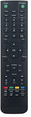 ALLIMITY Replace Remote Control fit for CELLO Neon DVD TV C32100DVB C4020F ZF0204 C40227FT2 C32224DVB C3298DVB C16100F C32100F C32224F C3275F C3298F C3770F C4270F CH2469F