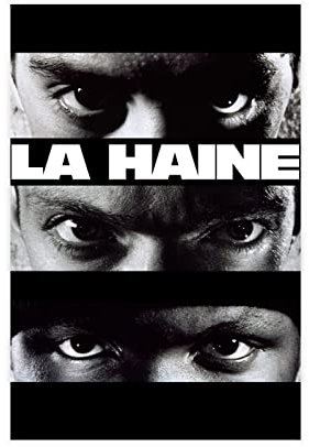 crttrs Poster für Schwarz-Weiß-Film, La Haine, Leinwand-Poster, Wandkunst, Dekordruck, Bild, Gemälde für Wohnzimmer, Schlafzimmer, Dekoration, ungerahmt, 30 x 45 cm