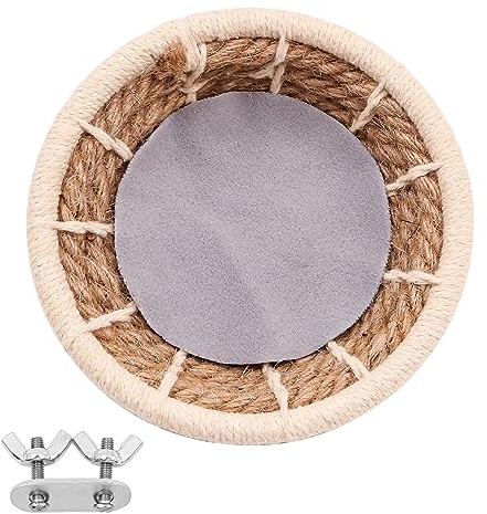 Alnicov Vogelnest, Schnur, Vogelnest, Brutnest, Kanariennest für Wellensittiche, Sittiche, Nymphensittiche, kleine mittelgroße Papageienkäfige, Brutnistkasten