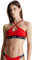 Calvin Klein Damen Bikini Oberteil Halter Bralette ohne Bügel, Rot (Cajun Red), M