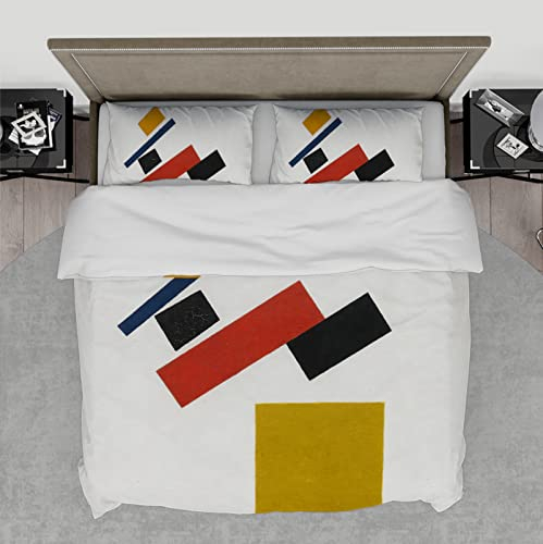 Color Rectangular Carta Funda nórdica Tamaño Completo Super Soft Funda nórdica Cubierta nórdica Ligera cálida Funda nórdica Ropa de Cama Transpirable Funda nórdica 210x210cm