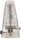 HpLive Mechanisches Metronom mit Glocke, konisches Design, transparente Farbe, ideal für Gitarre, Bass, Violine, Klavier (transparent)