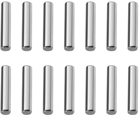 Create idea 30PCS RC Rad Hex Drive Adapter Pin Compatible with 1/10 Rc Car 12mm Hex Hub for RC Spare Part RC Car Upgrade Parts Metal Silver