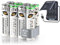 Mspalocell 1300mWh 1,5V batteria al litio AAA ricaricabile con caricabatterie, caricabatterie rapido 1,2V Ni-MH/1,5V litio AAA, cavo USB integrato Caricatore intelligente LCD, 8 batterie AAA