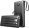 Batterie Externe 20000mAh avec 4 Câbles Intégrés, VEEKTOMX Batterie Externe Charge Rapide USB C, 5 Sorties et 4 Entrées Power Bank Batterie Portable Grande Capacité Voyage Chargeur Externe Legere...