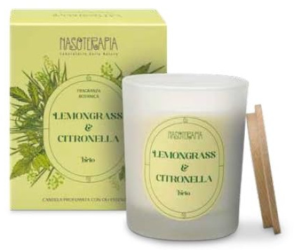NASOTERAPIA Duftkerze Zitronengras & Zitronengras, 180 g