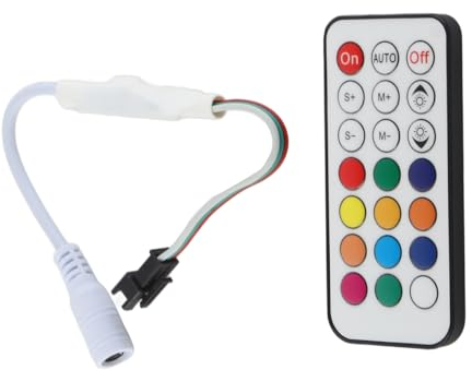 Bunter LED-Controller mit 366 Modi, Helligkeitsanpassung, Kabellose Steuerung für LED-Lichtboxen und Kommerzielle Beleuchtung