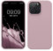 kwmobile Handyhülle für iPhone 14 Pro Max Hülle, für iPhone 14 Pro Max Case - Hülle Silikon - kabelloses Laden - Mauve