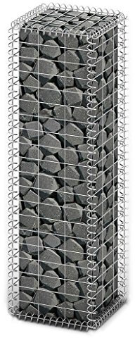 Rantry Panier Gabion 100x30x30cm - Mur de Soutènement en Acier Galvanisé - Résistant et Durable