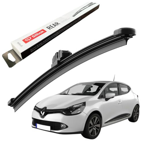 Silbak Rear Windscreen Wiper, fits for RENAULT CLIO 4 (05/2015 ONWARDS) Rear Wiper Blade, 250mm