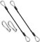 Home Gym Cable Extension,Gym Extension Cable | 2 Cables for Home Gym,Fitness Cable with Pulley, Gym Machine Extension Cords, Workout Cable