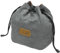 PATIKIL Soft Camera Pouch, L Size Shockproof Drawstring Lens Case Flannel Camera Lens Case Compatible for Nikon DSLR Camera Lens Water Cups, Grey