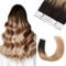 Vlasy Tape Extensions Echthaar 40cm Mini Tape in Extensions Echthaar Gerade Tape Haarverlängerungen Echte Menschliches Haar Natürliche Invisible Tape Hair Extensions T2/27+T2/60# 16 Stück